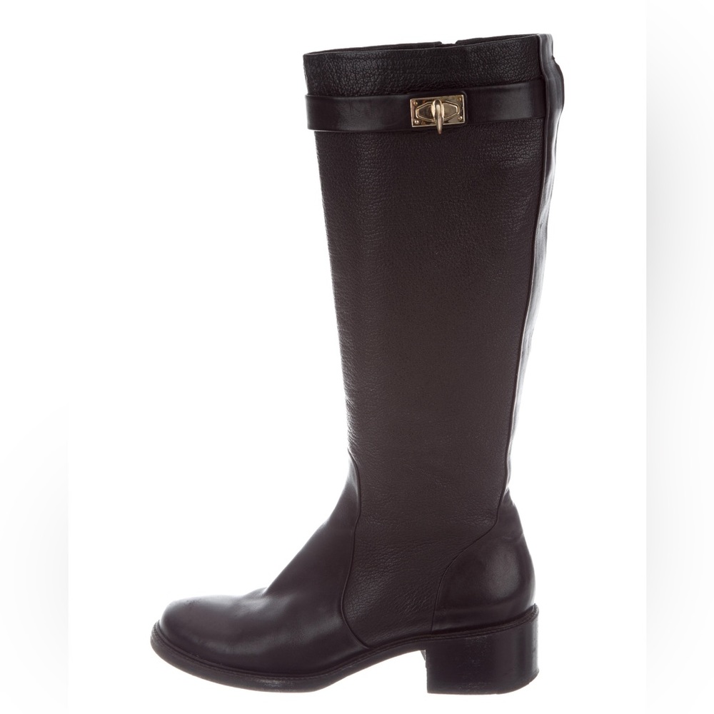 Givenchy Shark Tooth Lock Riding Boots sz 10